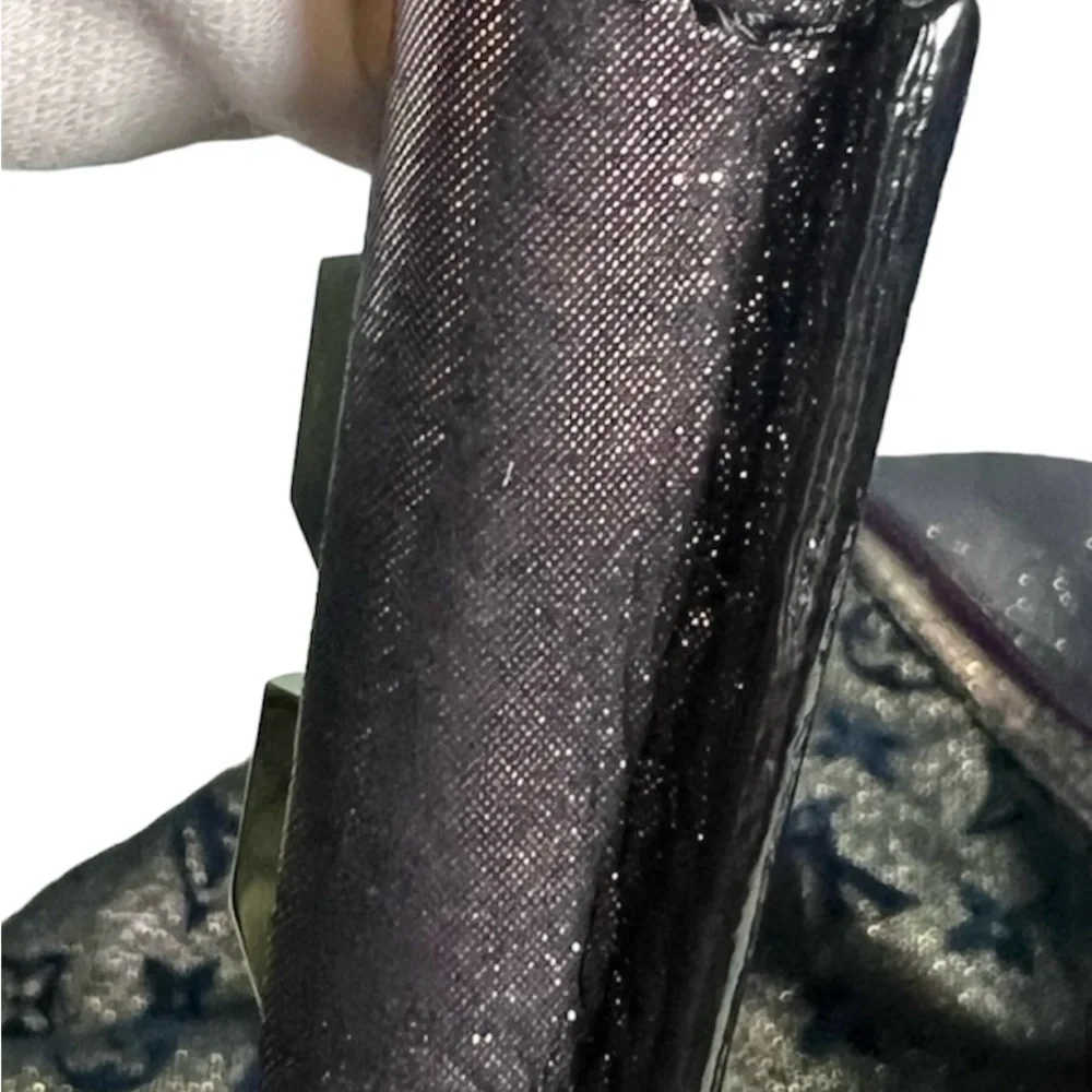 Louis Vuitton RARE Purple Monogram Lurex Blue Bird Bag Limited Edition